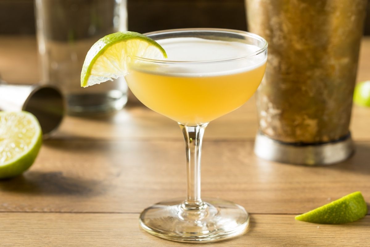 Tohi Gimlet cocktail navy strength gin