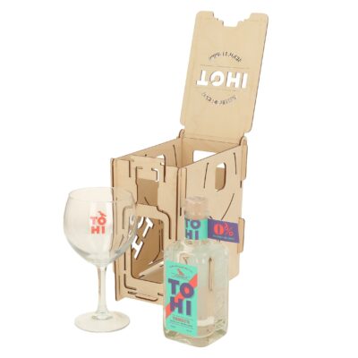 TOHI Virgin puidust kinkekarp +1 džinniklaas