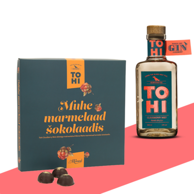 Tohi marmelaad ja gin komplekt. Kommid džinniga