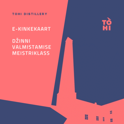 Kinkekaart - elamus, kus õpid ise valmistama džinni. Tohi Distillery, Kohila