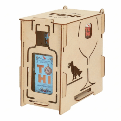 TOHI Admiral´s Reserve puidust kinkekarp +1 džinniklaas